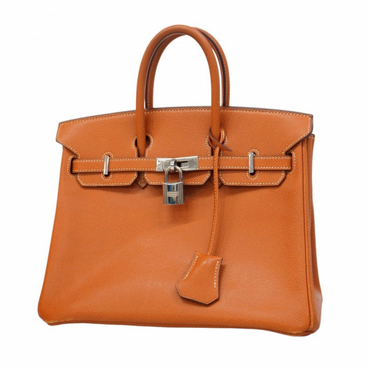 Hermès Birkin 25 Gold Leather Hand Bag