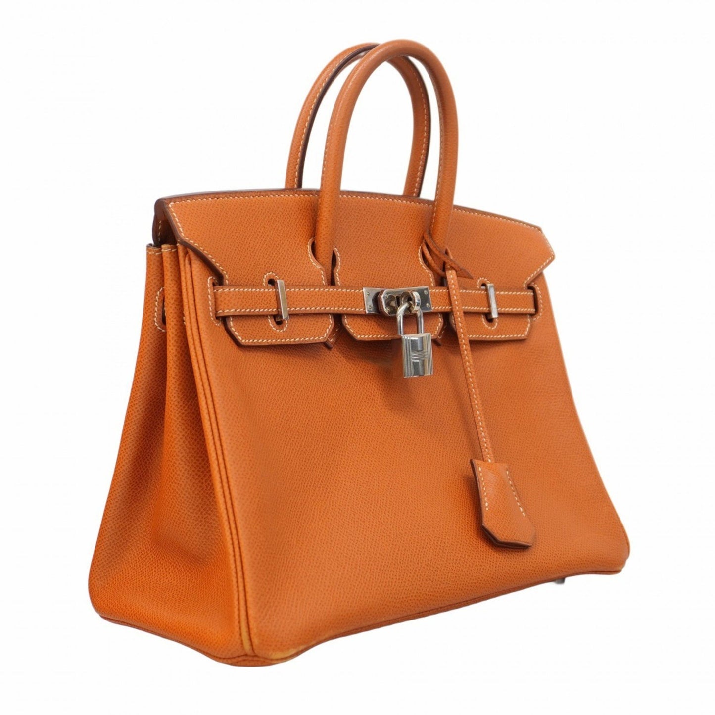 Hermès Birkin 25 Gold Leather Hand Bag