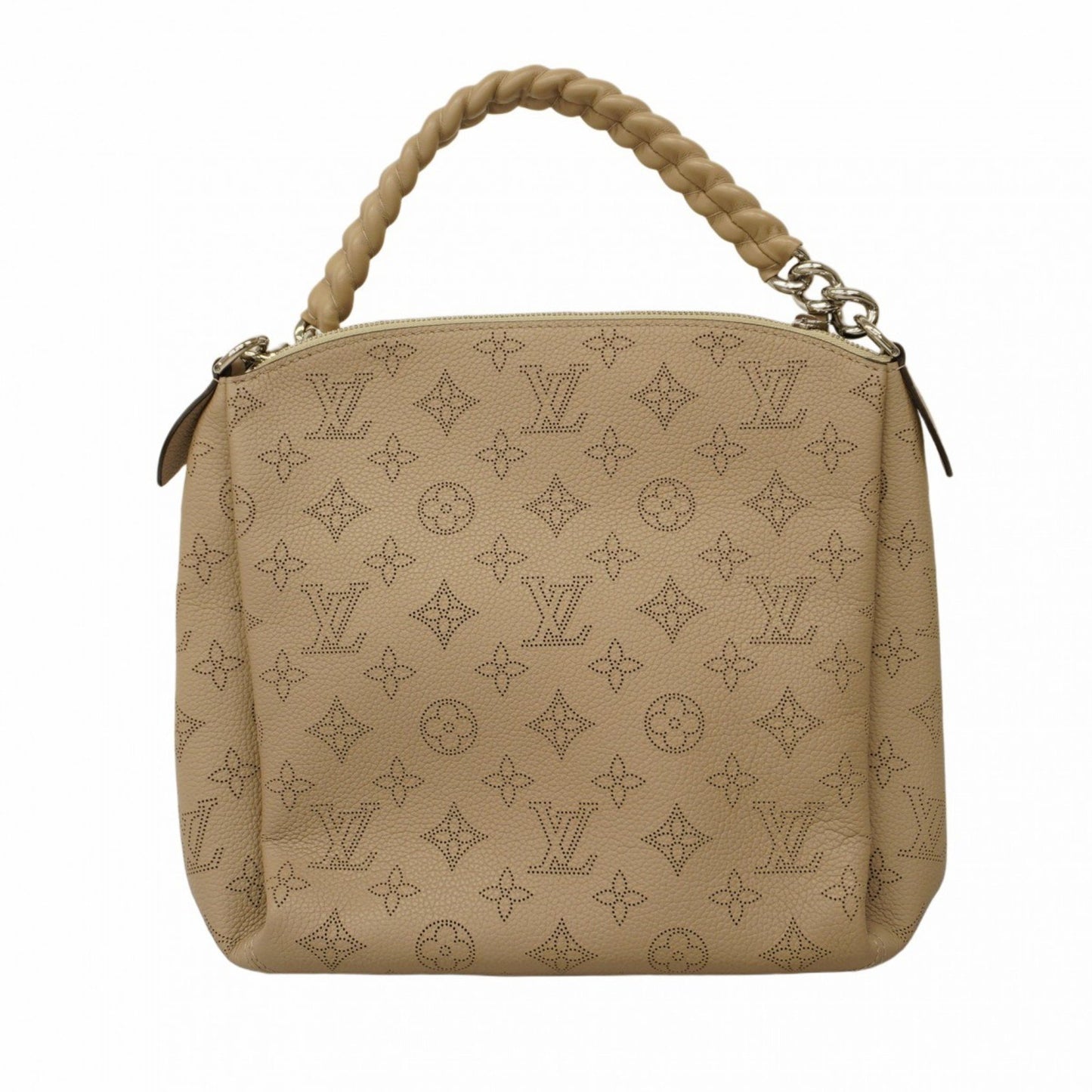 Louis Vuitton Babylone BB Beige Leather Hand Bag