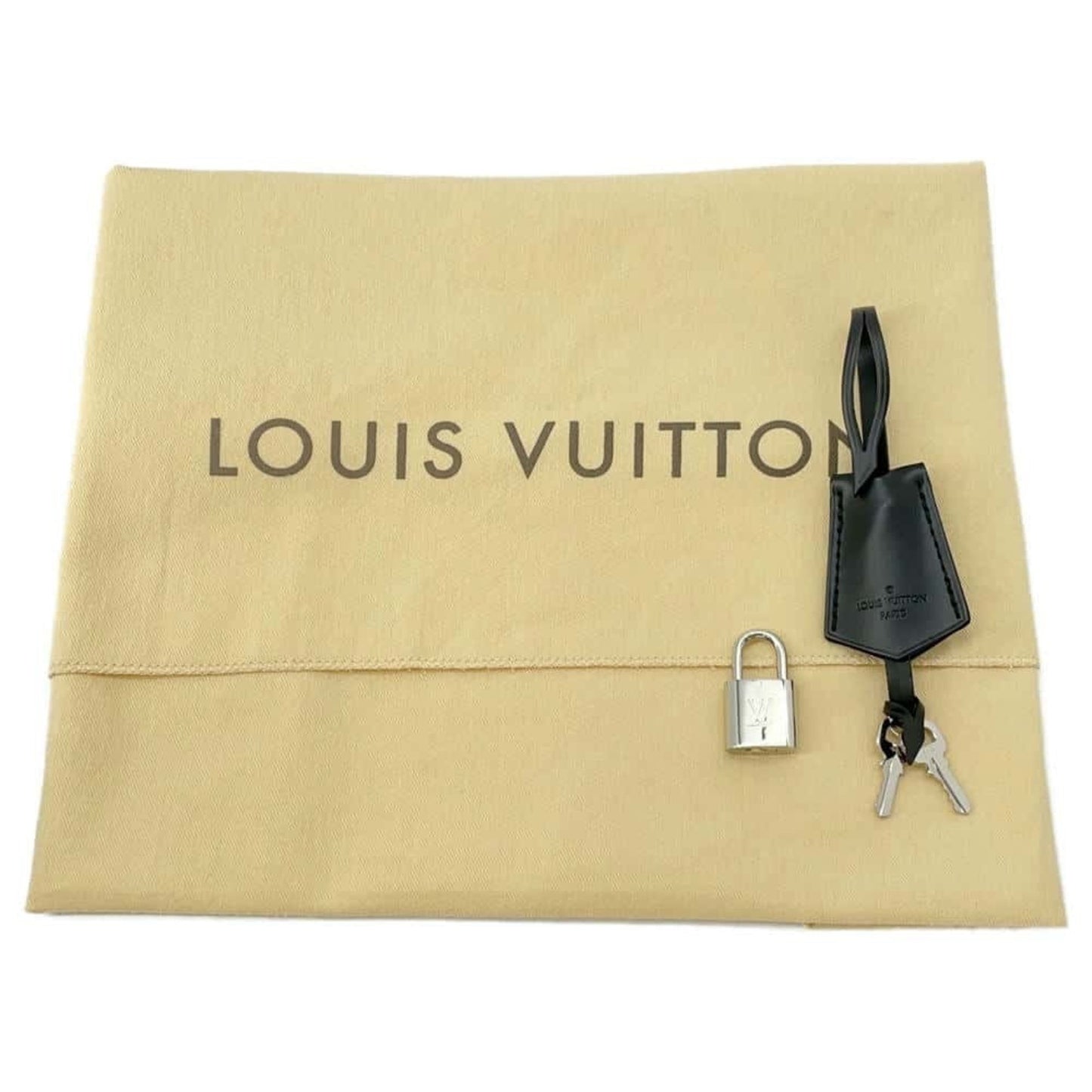 Louis Vuitton Alma Blue Leather Hand Bag