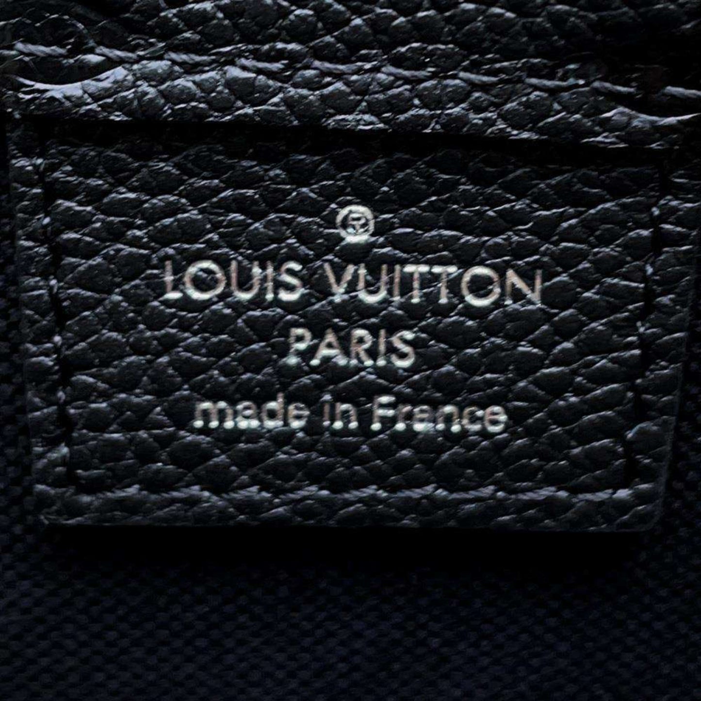 Louis Vuitton Holes Black Leather Tote Bag