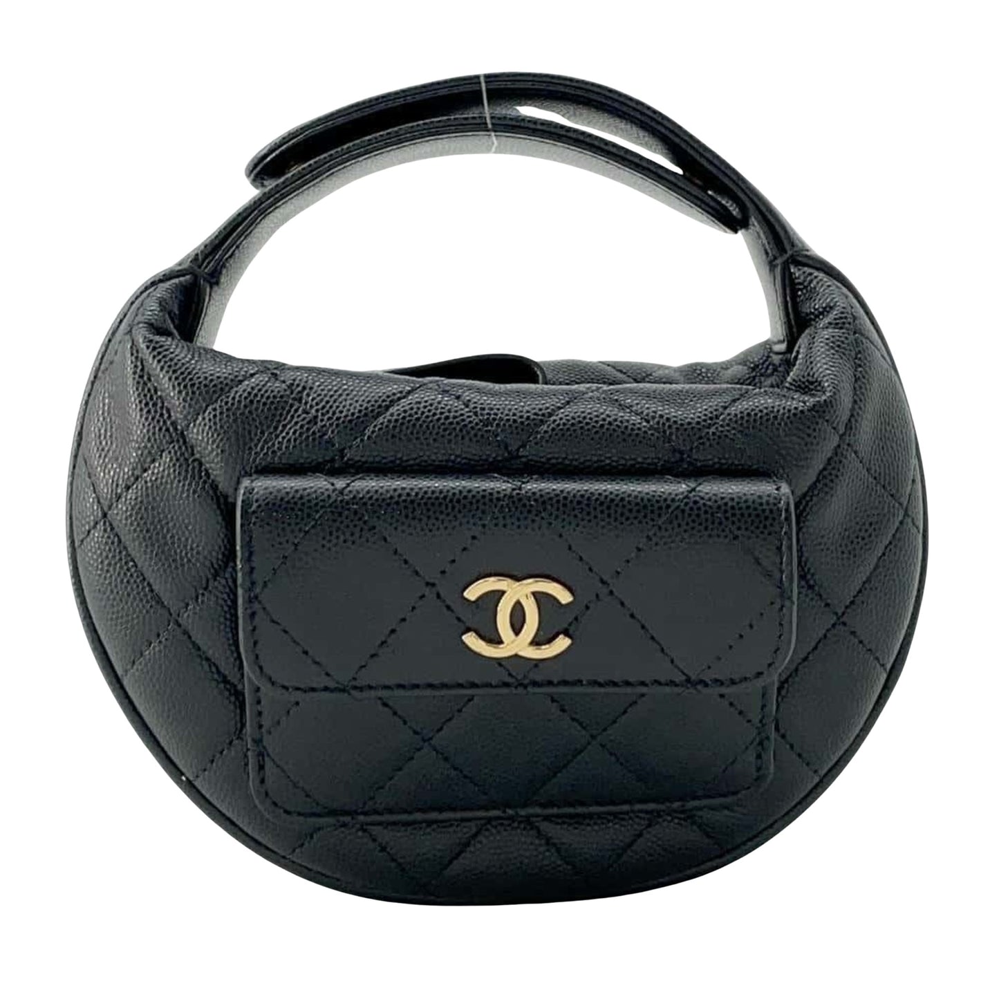 Chanel Black Leather Hand Bag