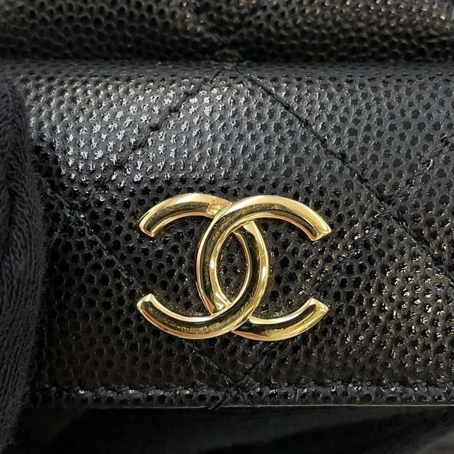 Chanel Black Leather Hand Bag