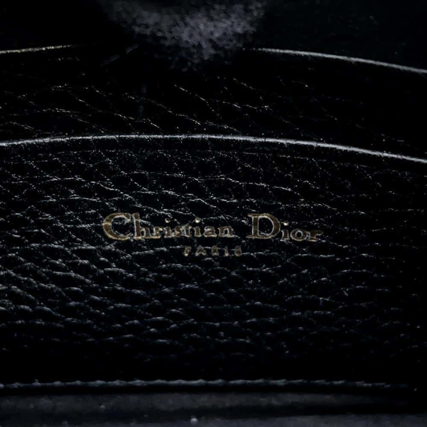 Dior Addict Black Leather Clutch Bag