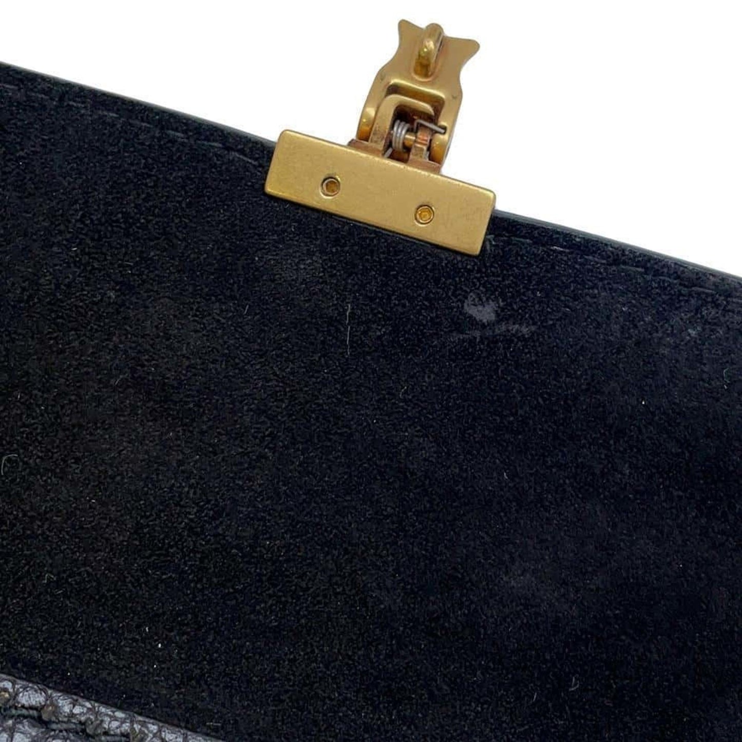 Dior Addict Black Leather Clutch Bag