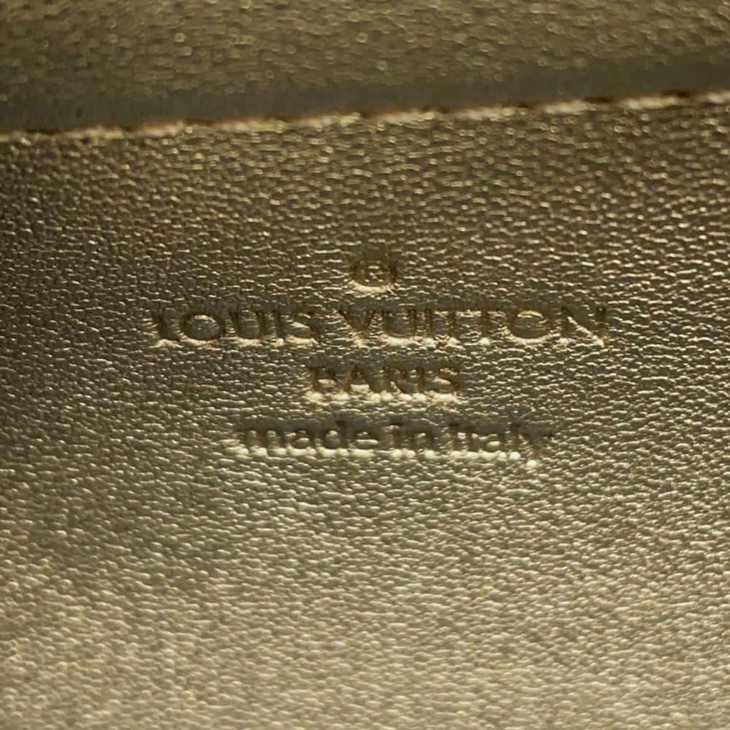 Louis Vuitton Gold Leather Shopper Bag