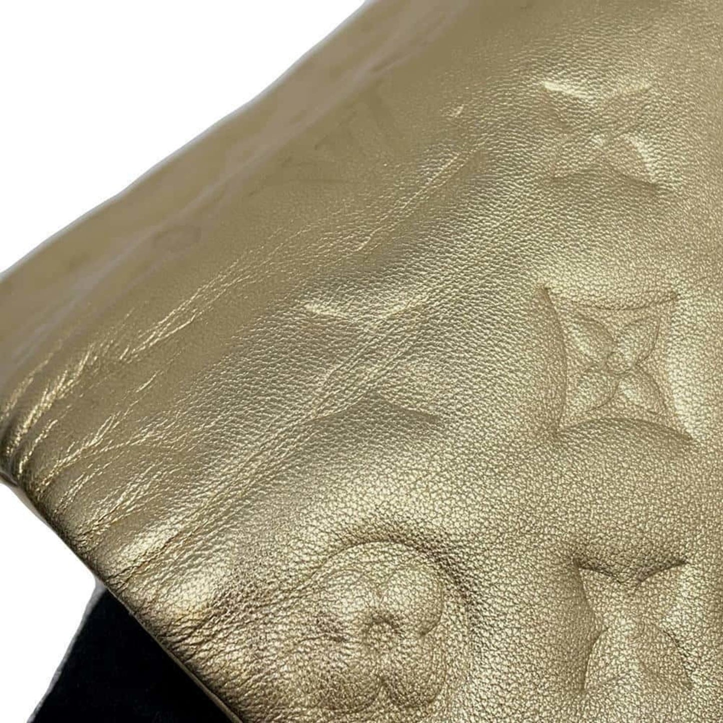 Louis Vuitton Gold Leather Shopper Bag