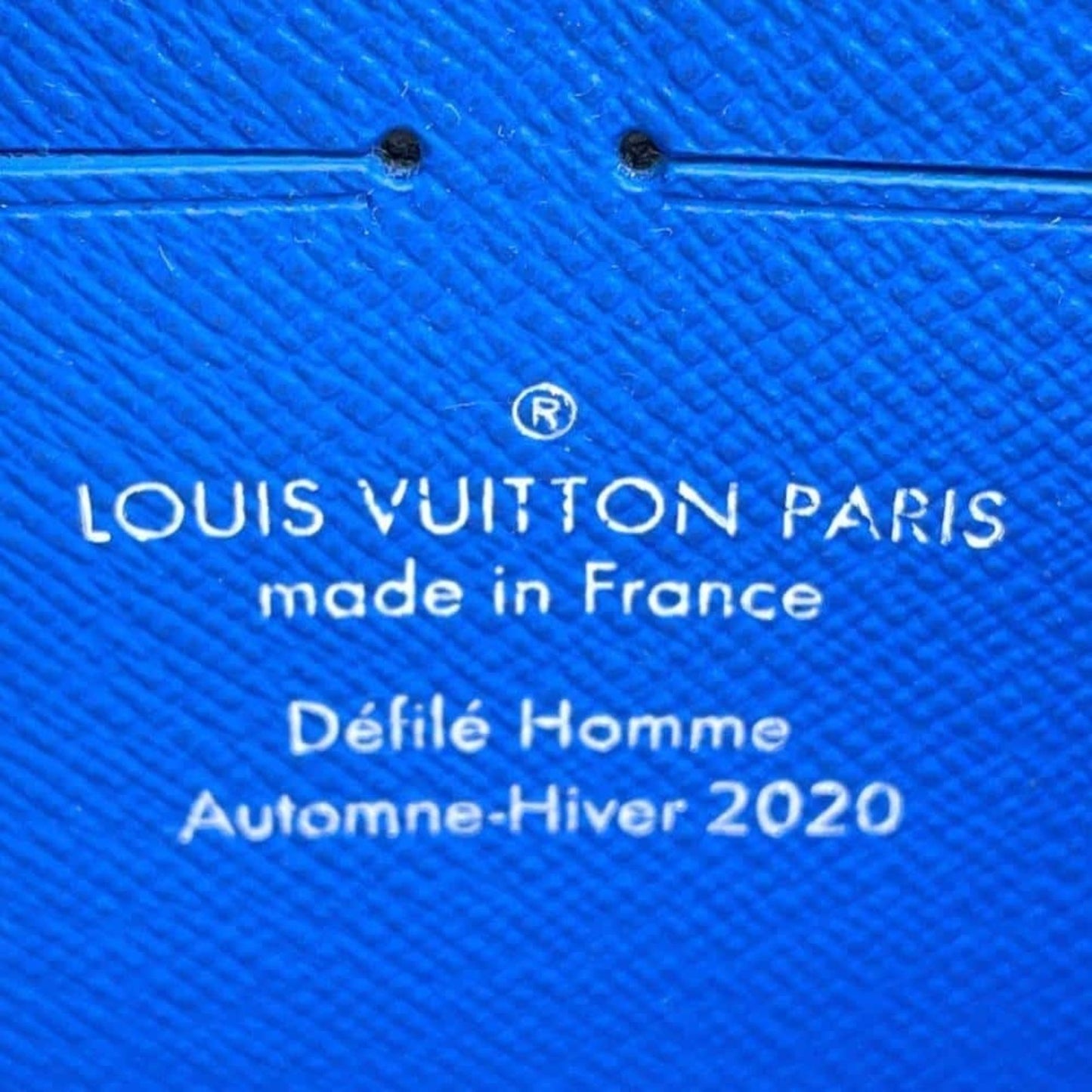 Louis Vuitton Blue Canvas Shopper Bag