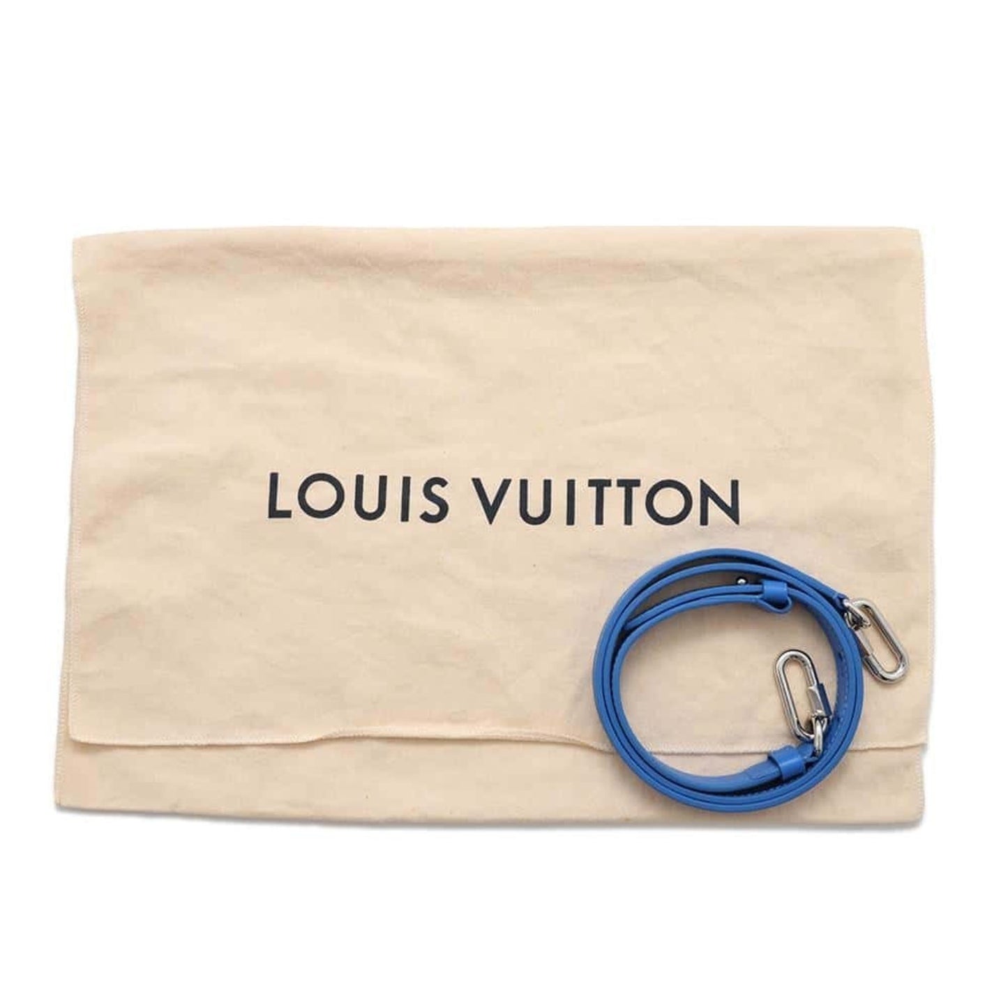 Louis Vuitton Blue Canvas Shopper Bag