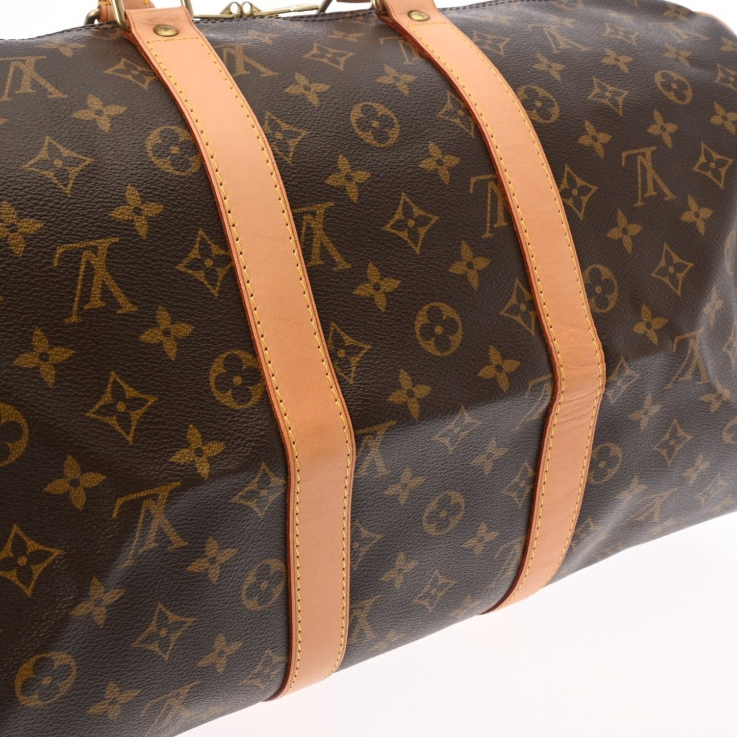 Louis Vuitton Keepall 45 Brown Canvas Travel Bag