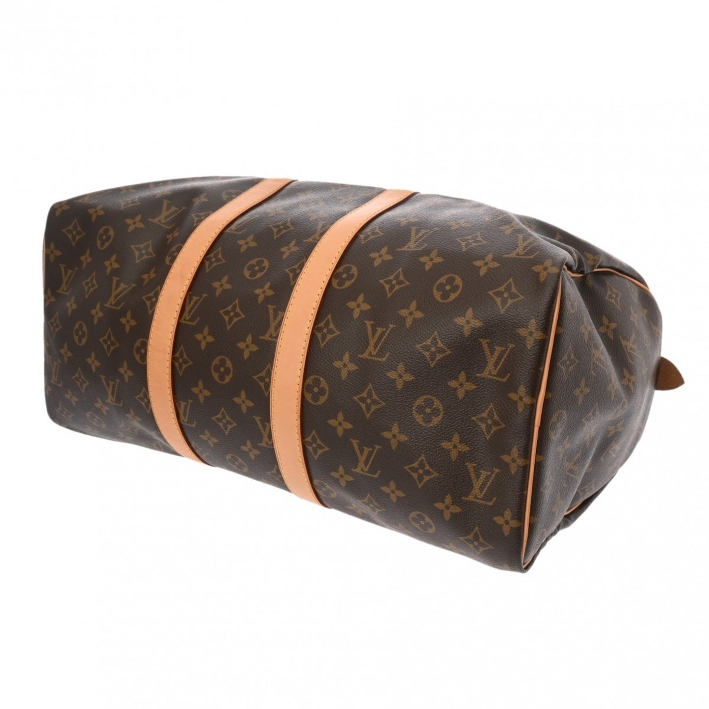 Louis Vuitton Keepall 45 Brown Canvas Travel Bag