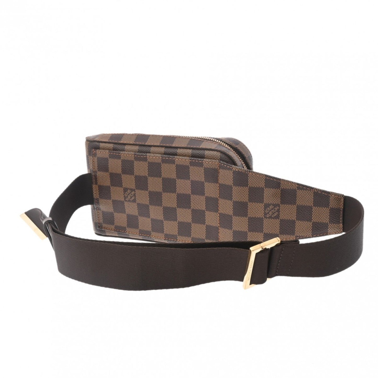 Louis Vuitton Geronimo Brown Canvas Shoulder Bag