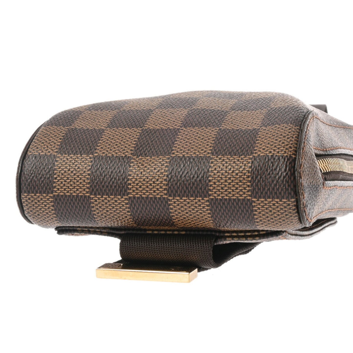 Louis Vuitton Geronimo Brown Canvas Shoulder Bag