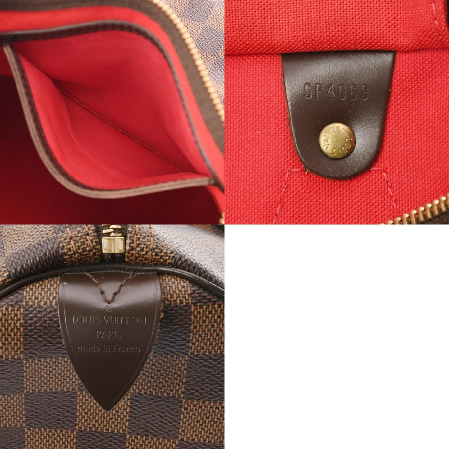 Louis Vuitton Speedy 30 Brown Canvas Hand Bag