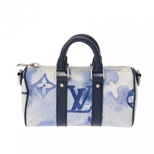 Louis Vuitton Keepall XS Blue Canvas Hand Bag