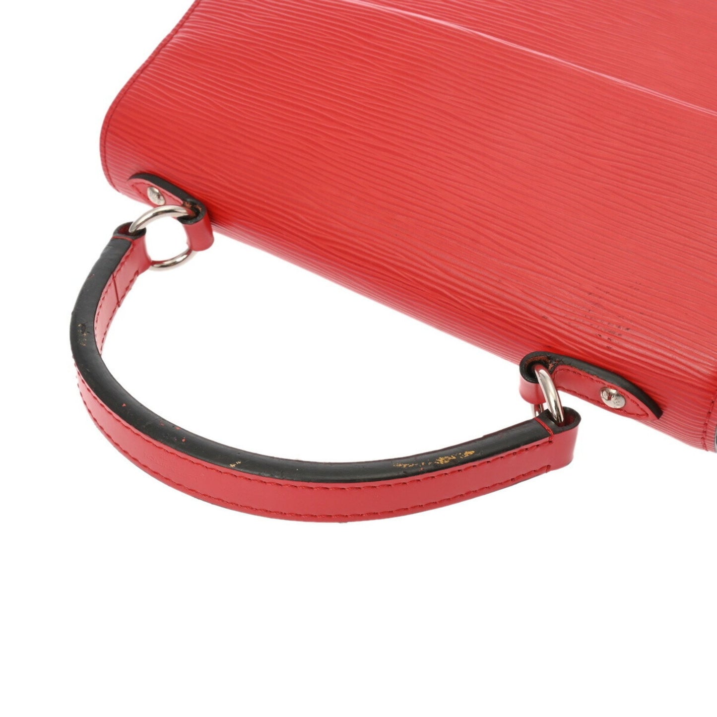 Louis Vuitton Cluny Red Leather Hand Bag