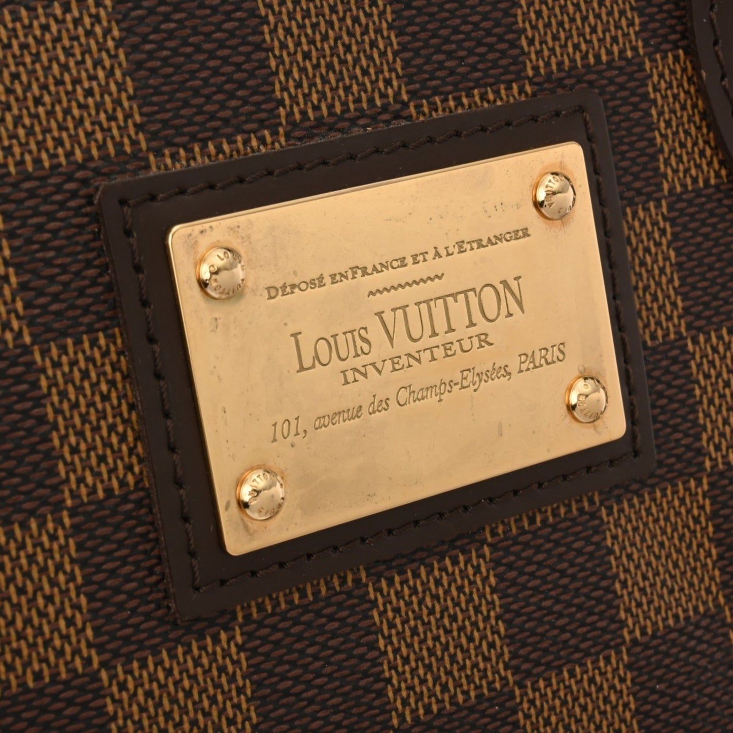 Louis Vuitton Hampstead Brown Canvas Hand Bag