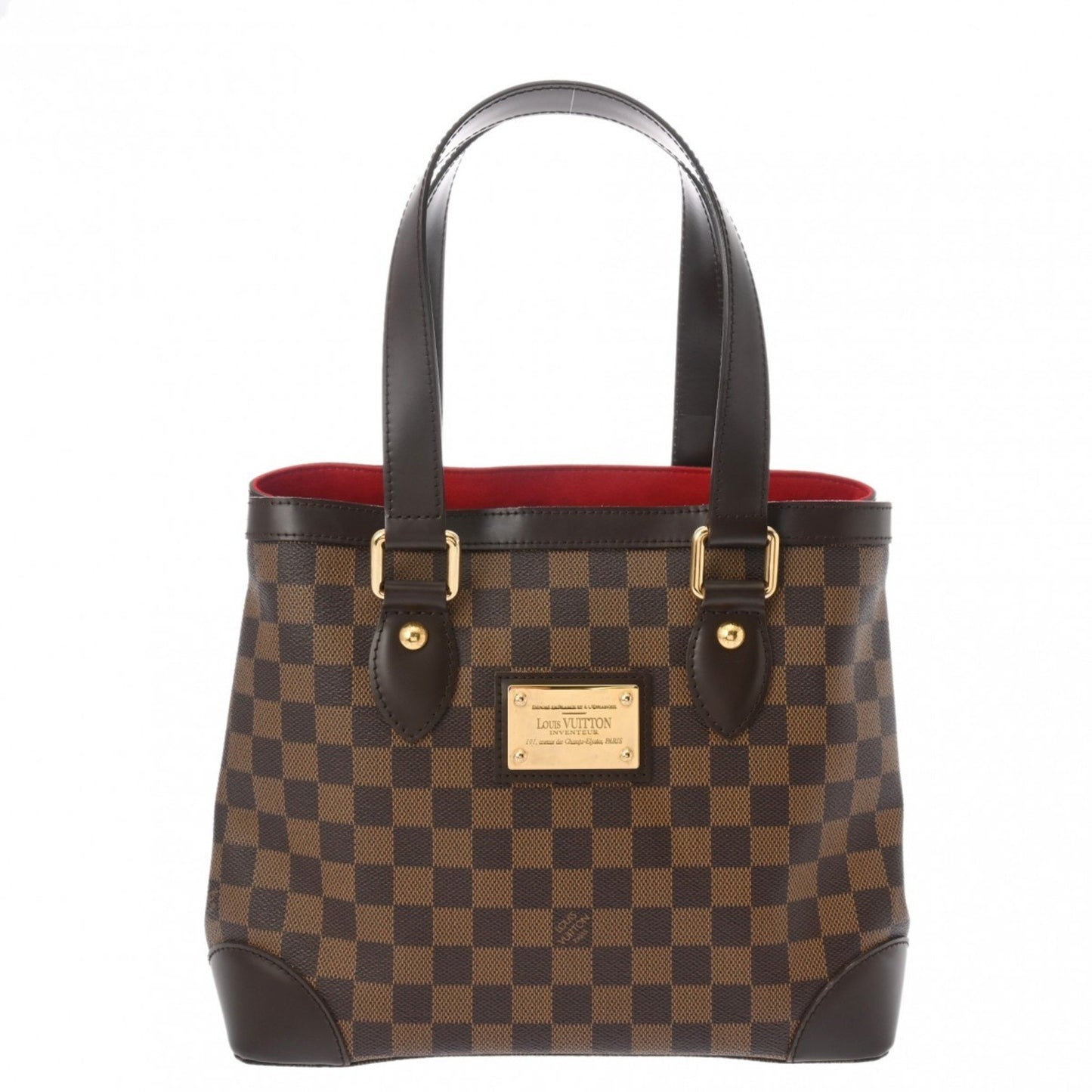 Louis Vuitton Hampstead Brown Canvas Hand Bag