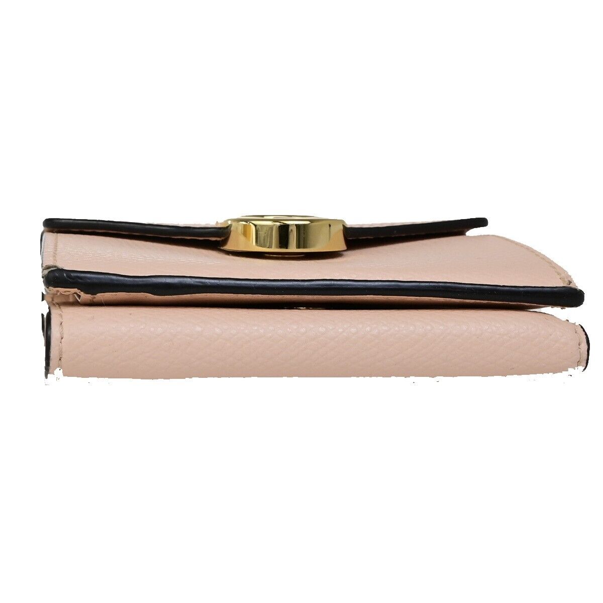 Fendi Zucca Pink Leather Wallet Accessories