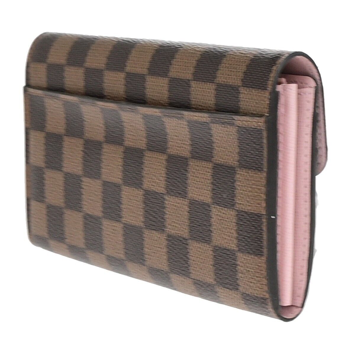 Louis Vuitton Sarah Brown Canvas Wallet Accessories