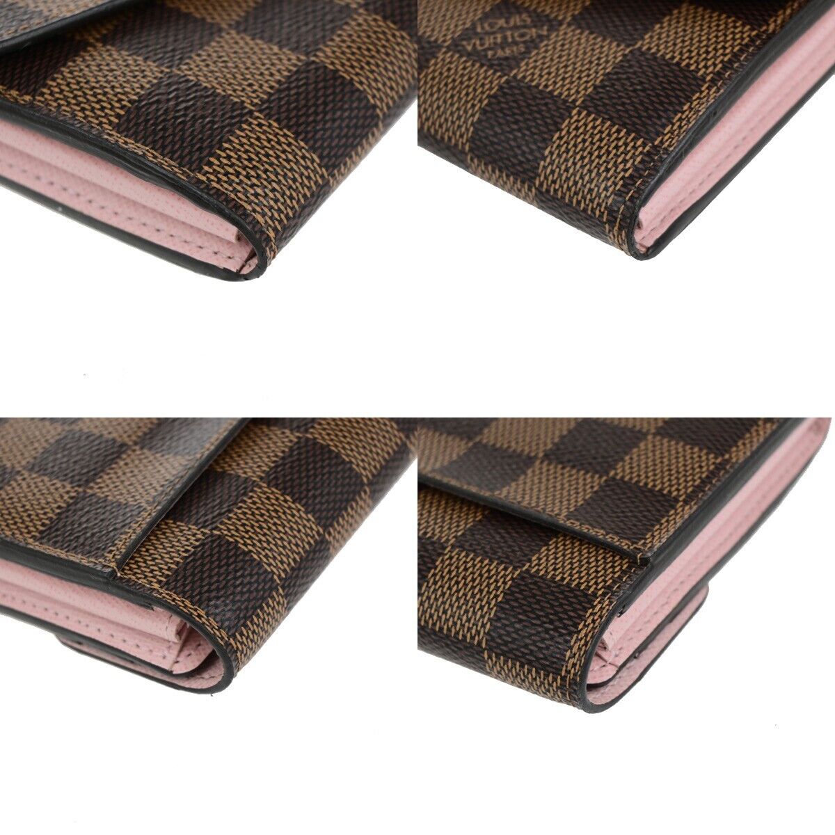 Louis Vuitton Sarah Brown Canvas Wallet Accessories