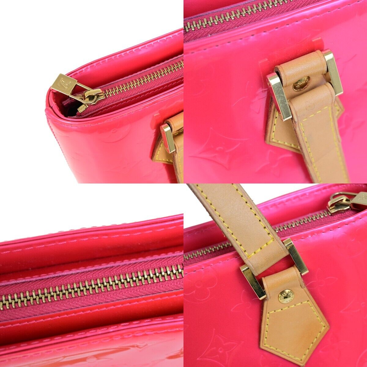 Louis Vuitton Reade Pink Patent Leather Shoulder Bag