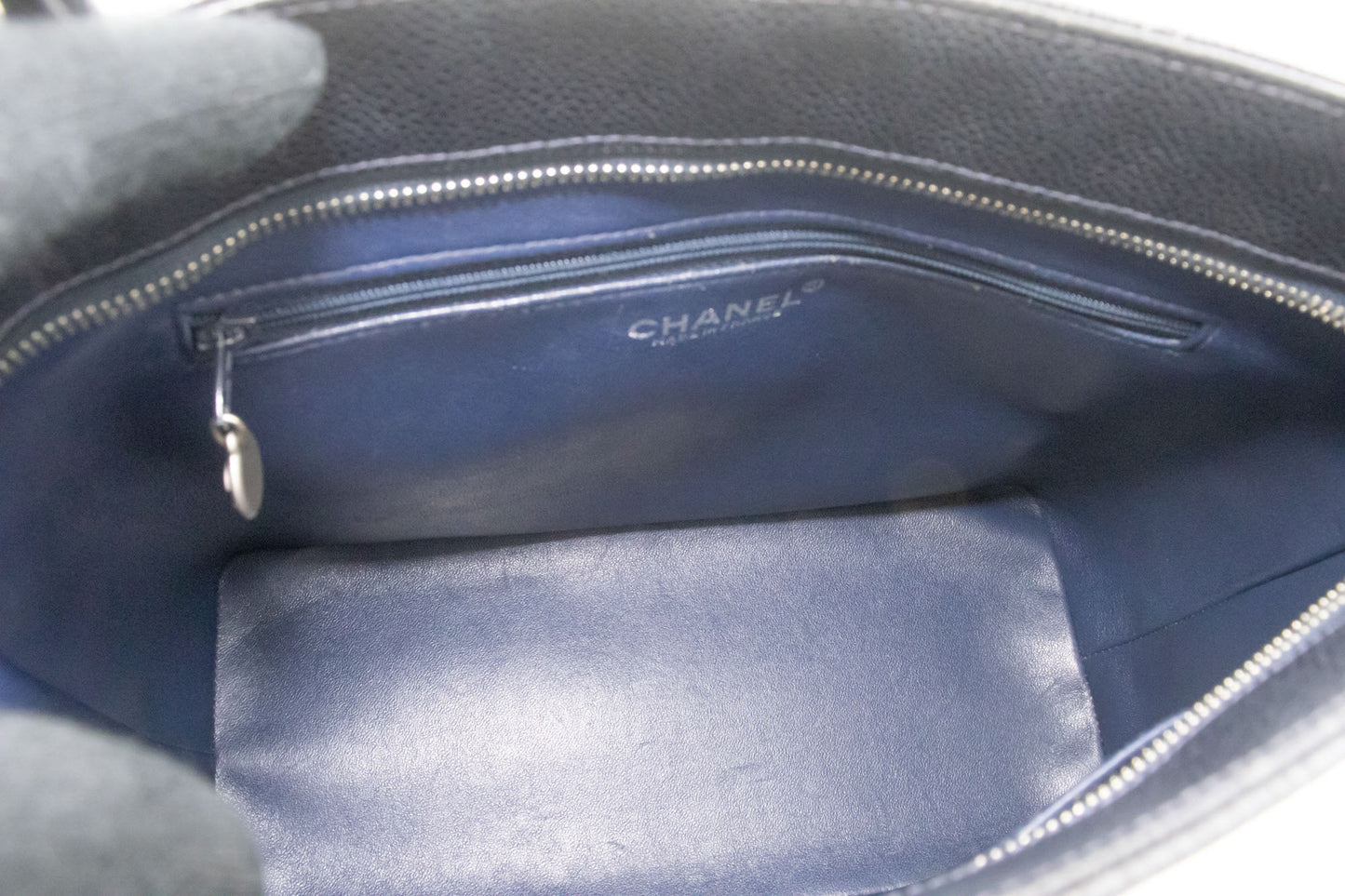 Chanel Medaillon Black Leather Shoulder Bag