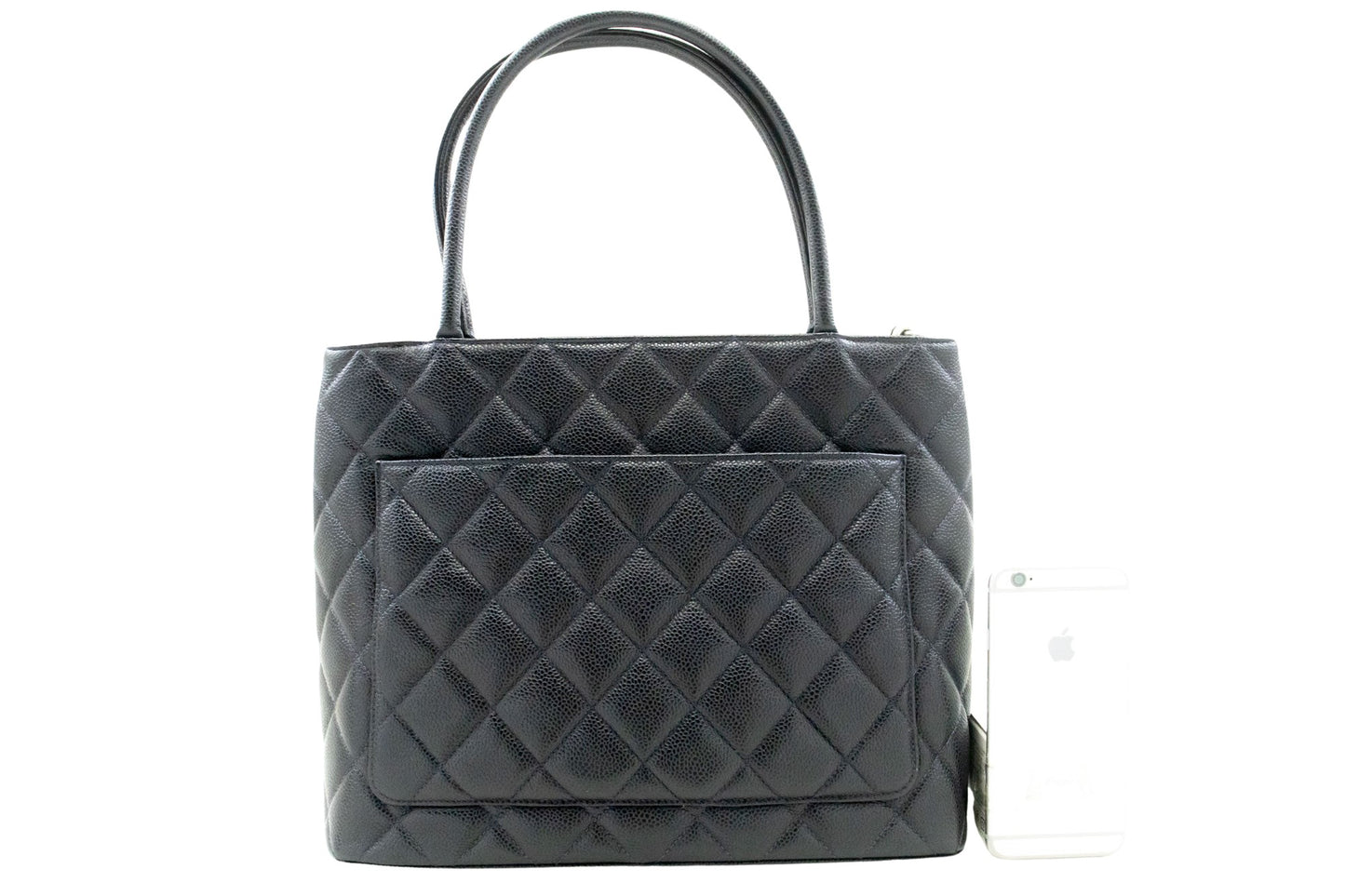 Chanel Medaillon Black Leather Shoulder Bag