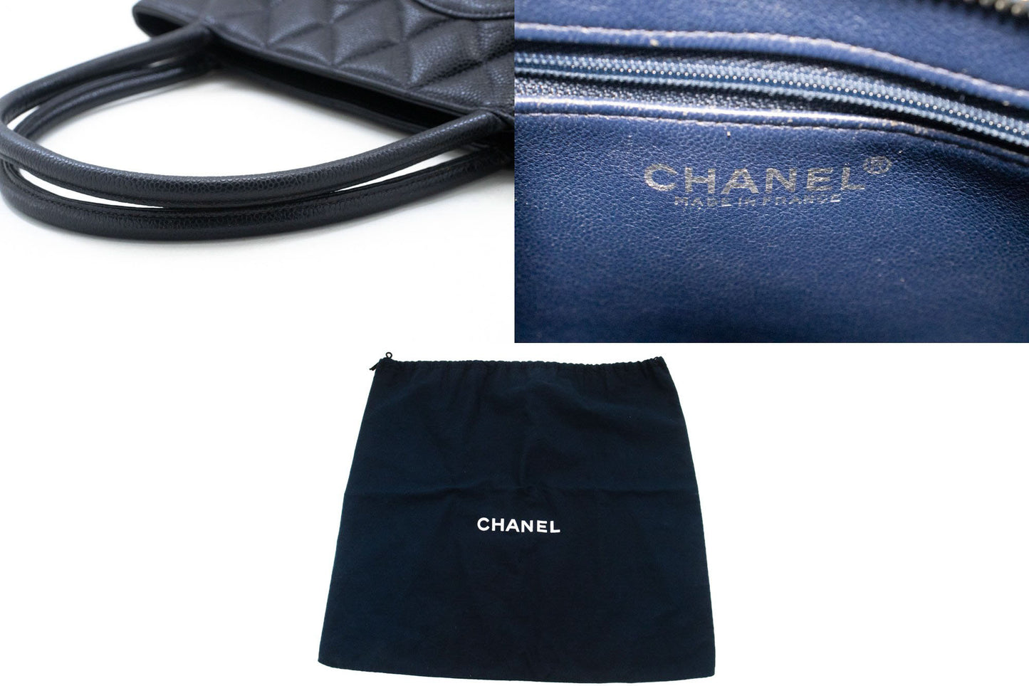 Chanel Medaillon Black Leather Shoulder Bag