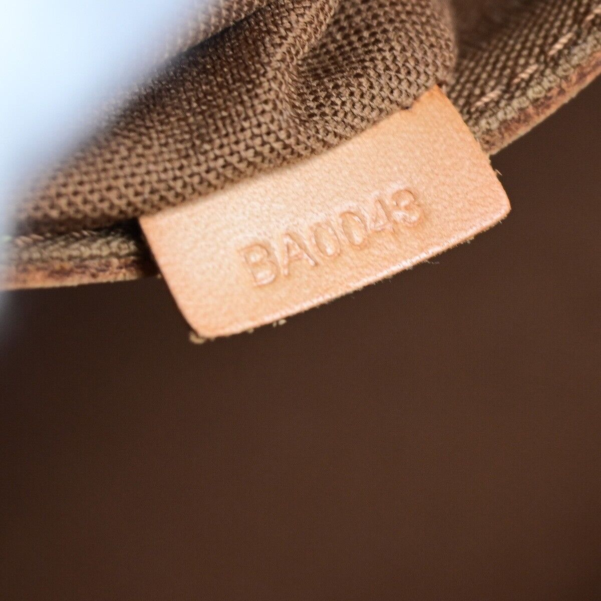 Louis Vuitton Alma Brown Canvas Hand Bag