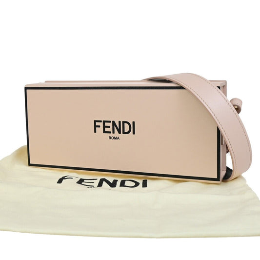 Fendi Pink Leather Shoulder Bag