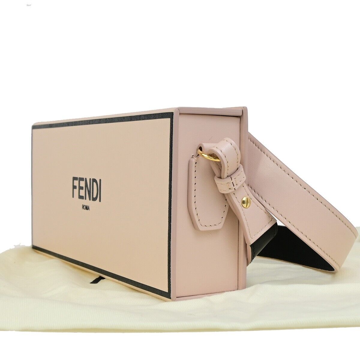 Fendi Pink Leather Shoulder Bag