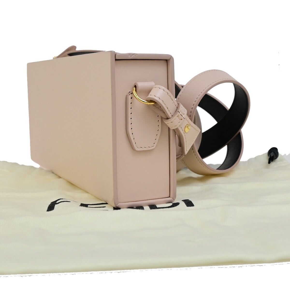 Fendi Pink Leather Shoulder Bag