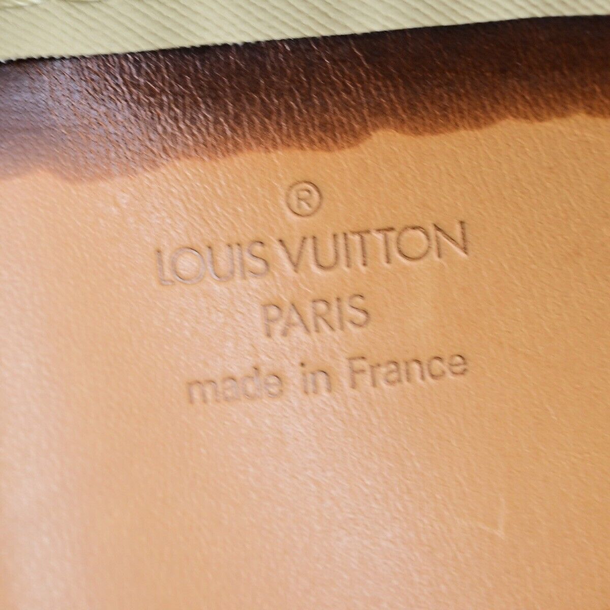 Louis Vuitton Alizé Brown Gold Plated Travel Bag