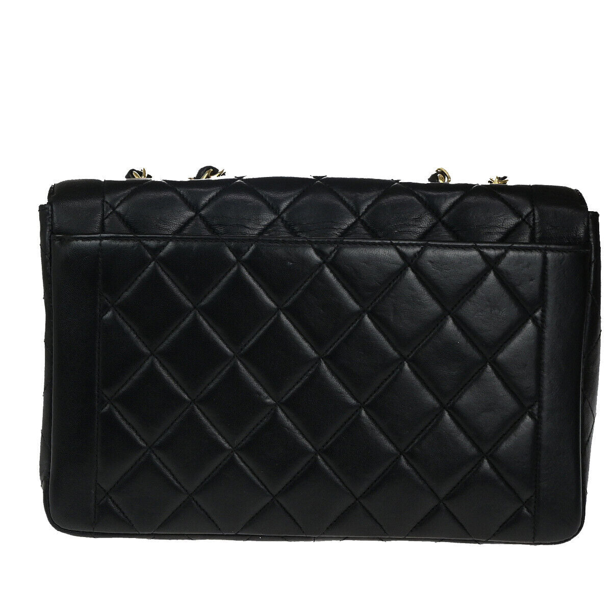 Chanel Single flap Black Leather Shoulder Bag