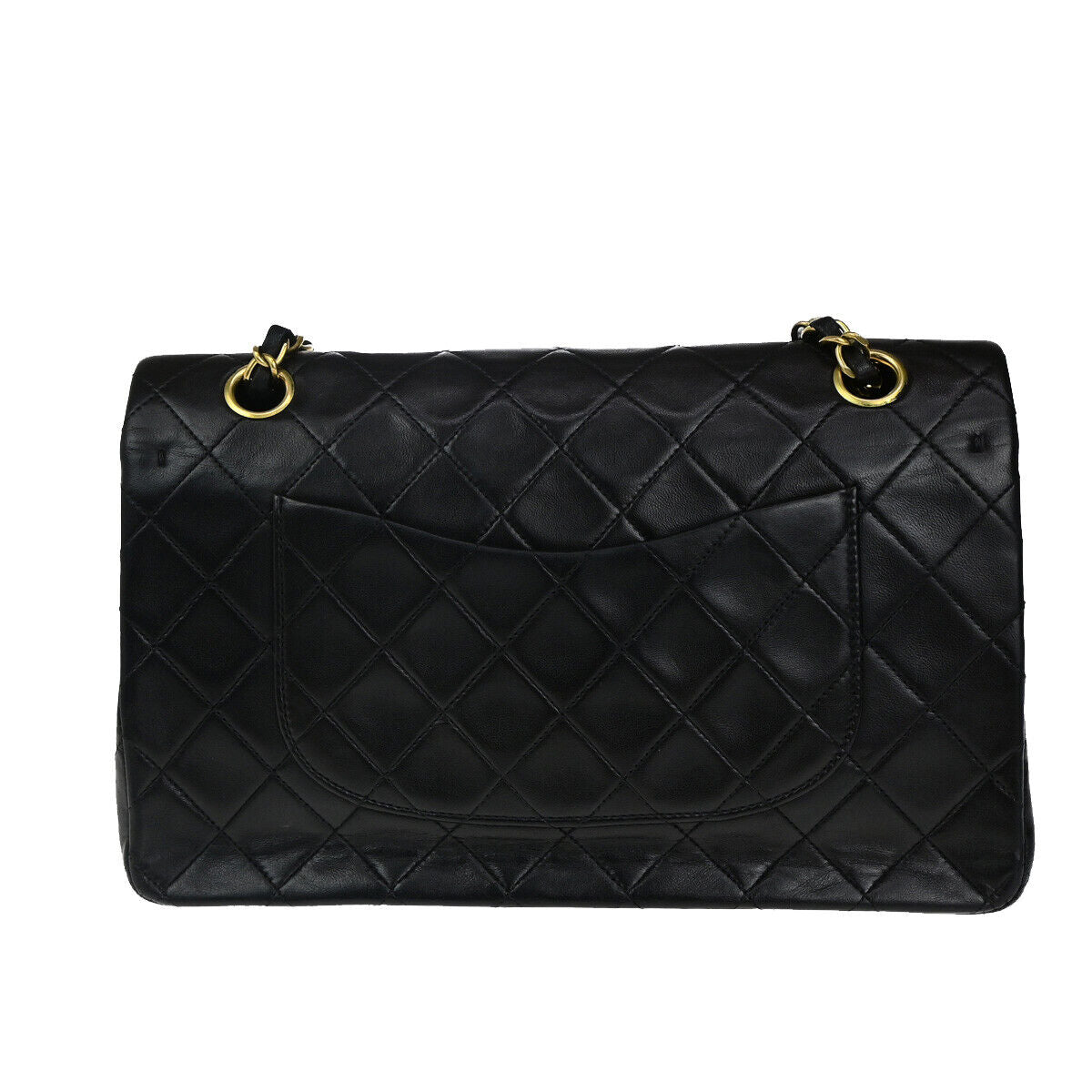 Chanel Timeless 26 Black Leather Shoulder Bag