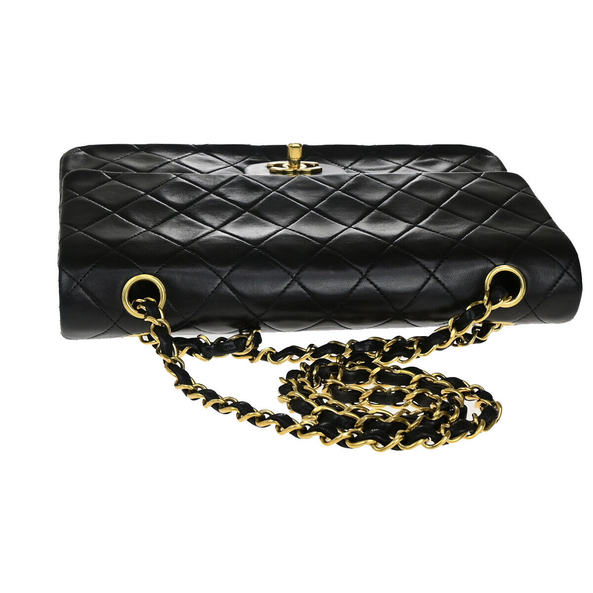 Chanel Timeless 26 Black Leather Shoulder Bag