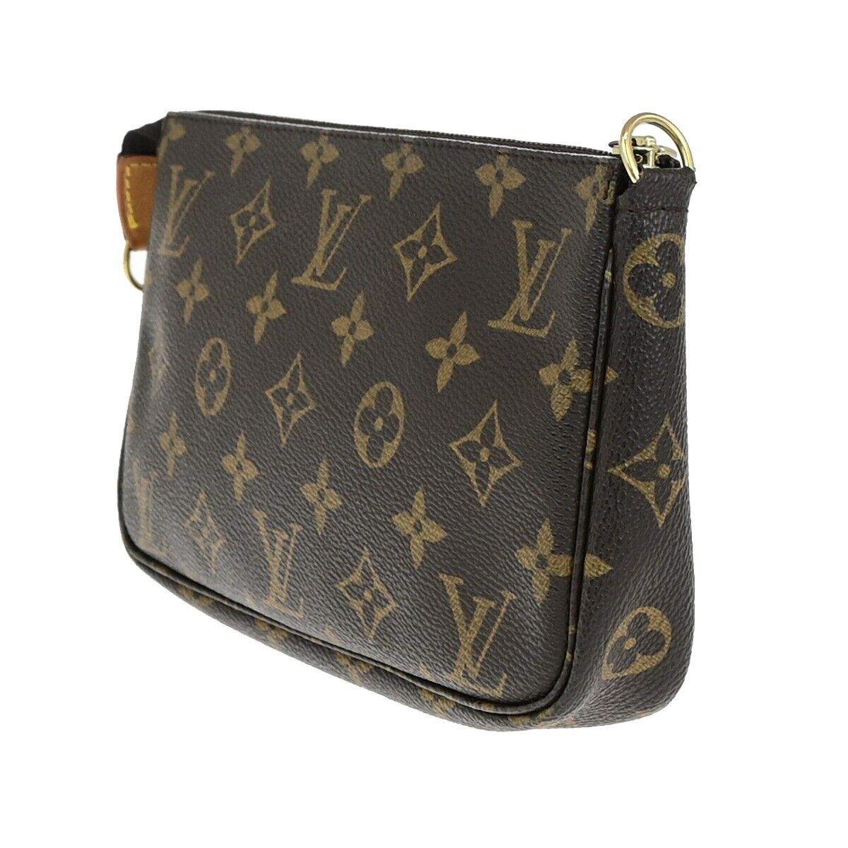 Louis Vuitton Pochette Accessoire Brown Canvas Clutch Bag