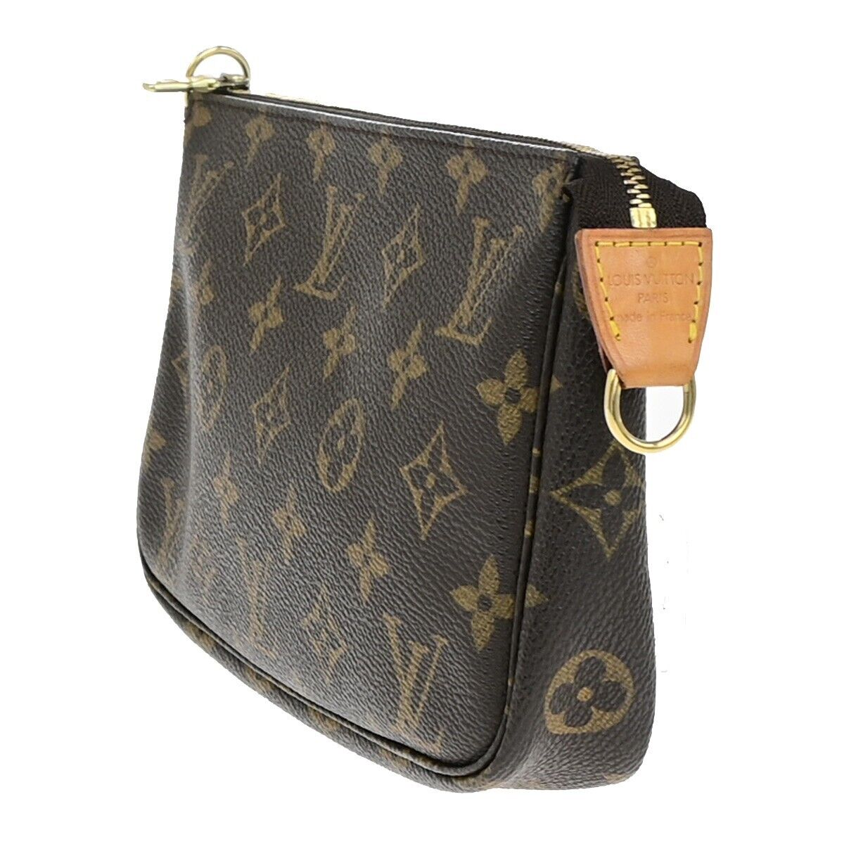 Louis Vuitton Pochette Accessoire Brown Canvas Clutch Bag