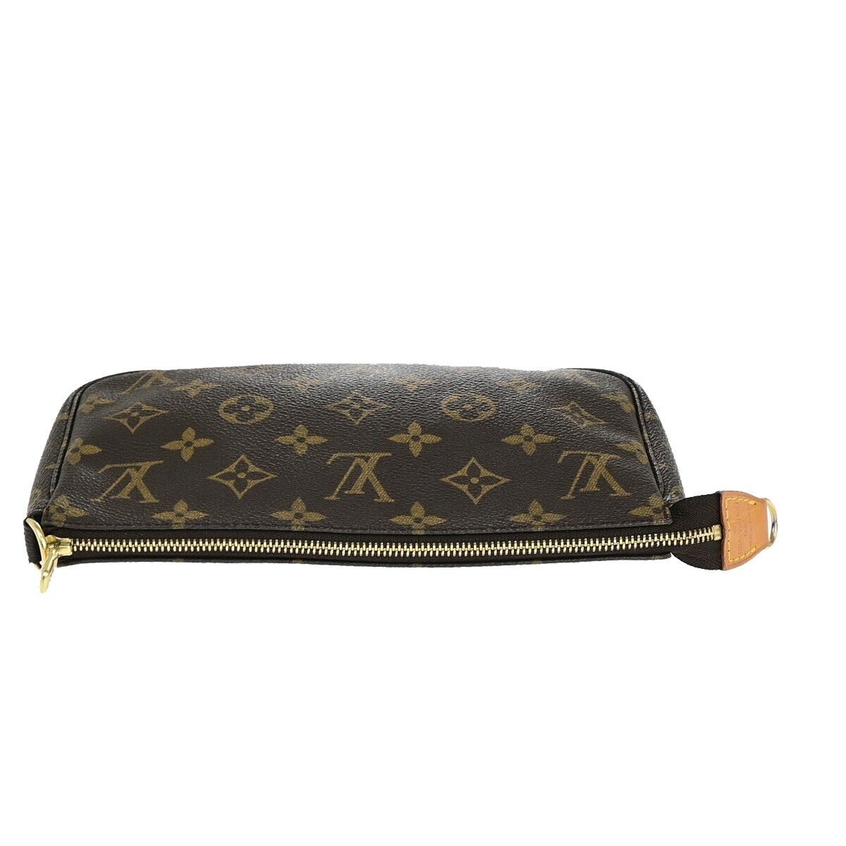 Louis Vuitton Pochette Accessoire Brown Canvas Clutch Bag