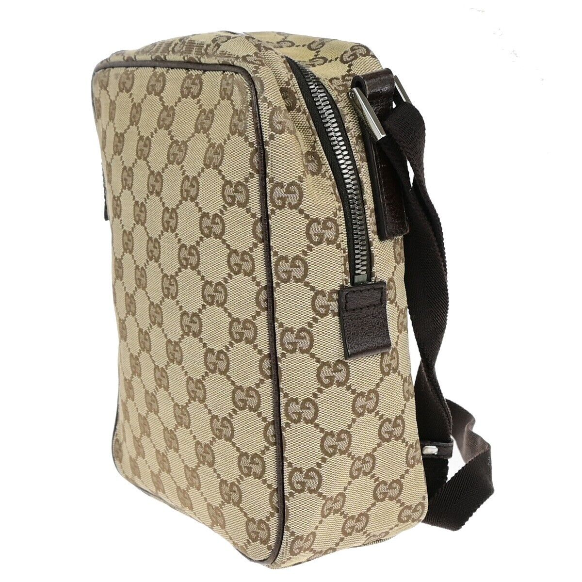 Gucci Beige Canvas Shoulder Bag