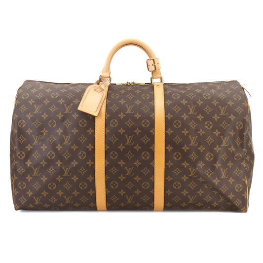 Louis Vuitton Keepall 60 Brown Canvas Travel Bag