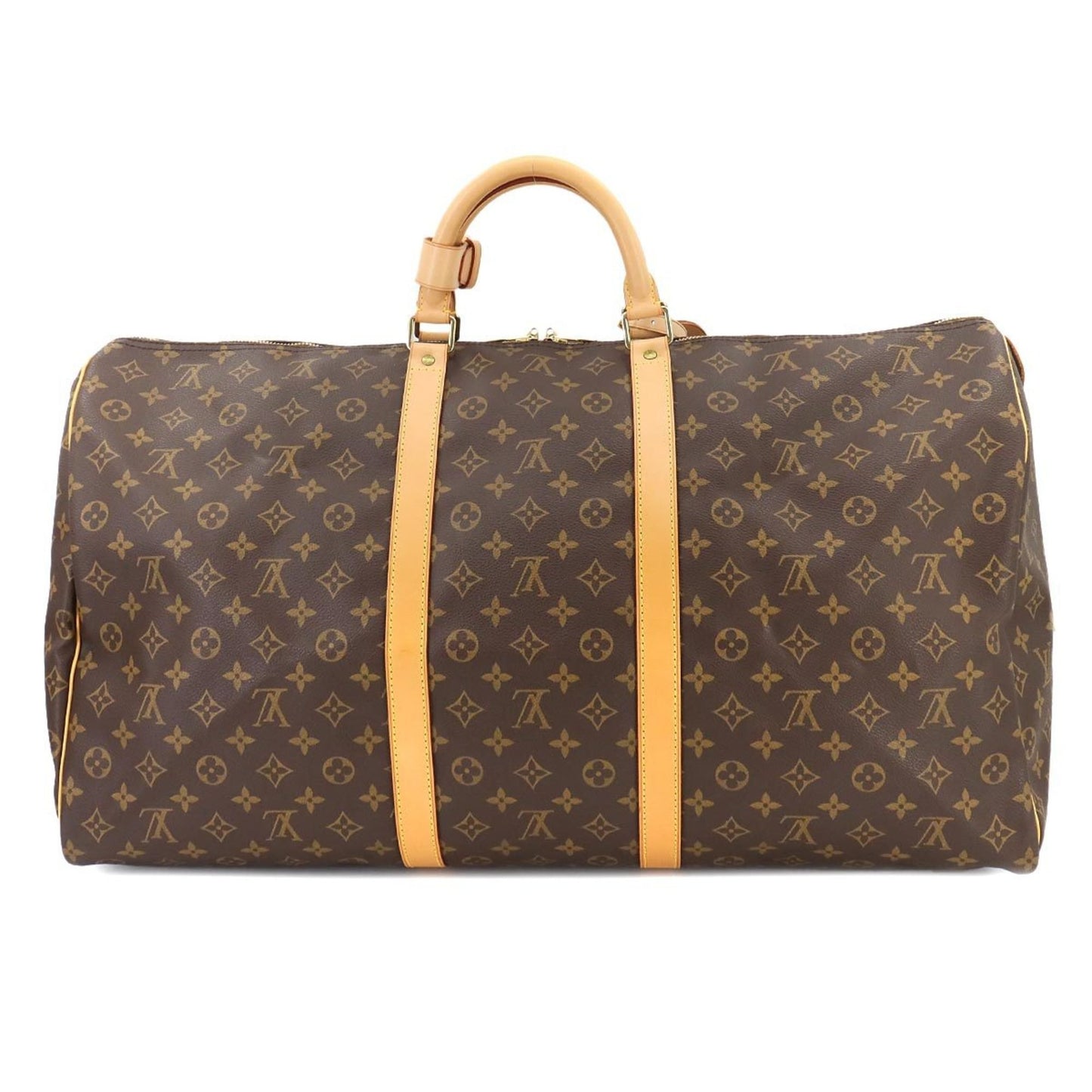 Louis Vuitton Keepall 60 Brown Canvas Travel Bag