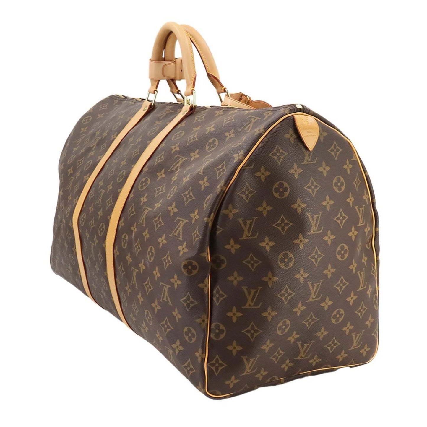 Louis Vuitton Keepall 60 Brown Canvas Travel Bag