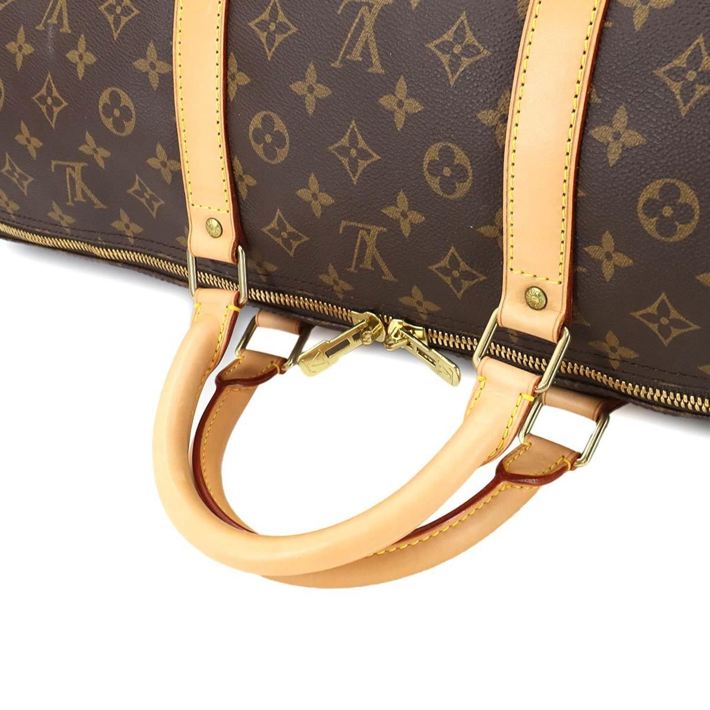 Louis Vuitton Keepall 60 Brown Canvas Travel Bag