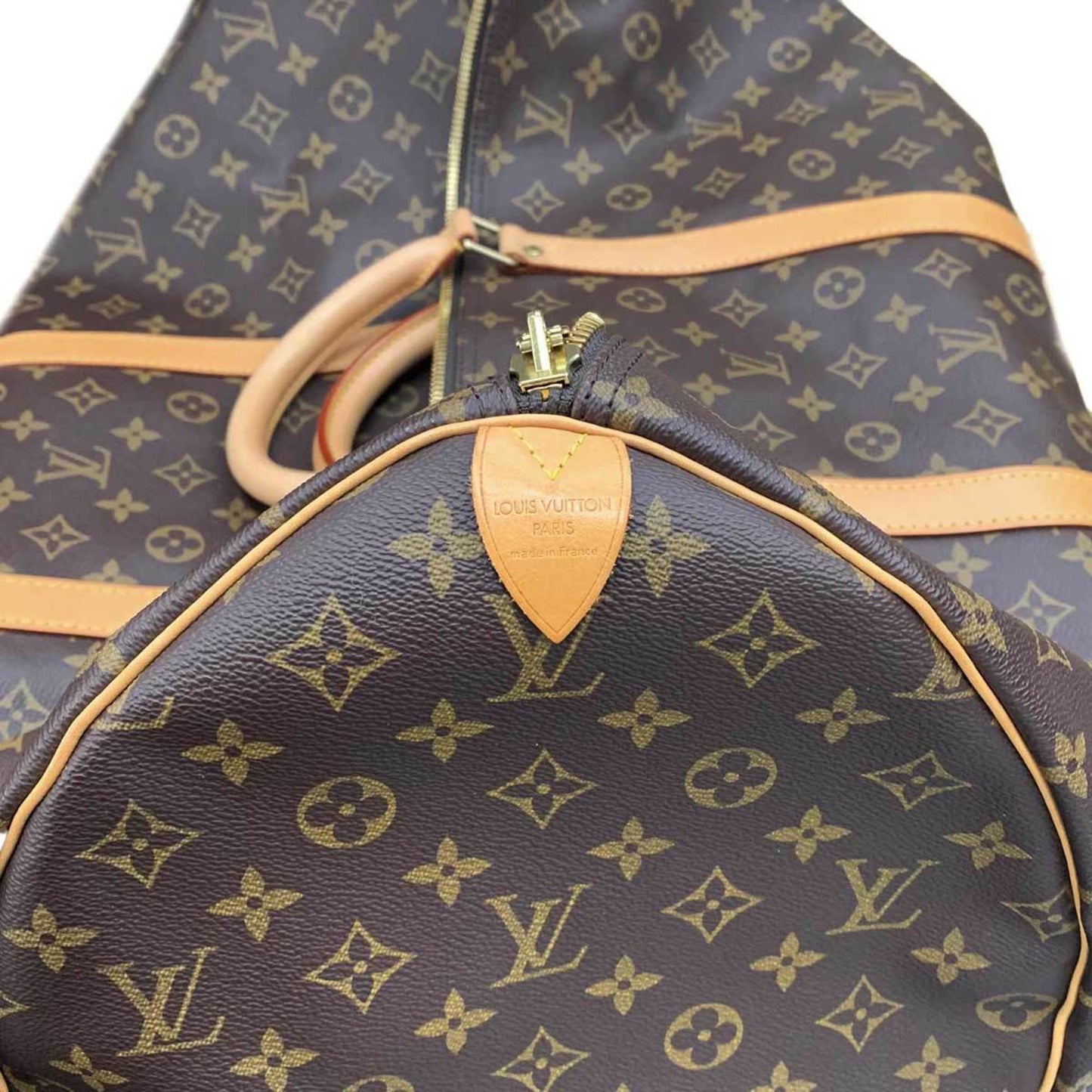 Louis Vuitton Keepall 60 Brown Canvas Travel Bag