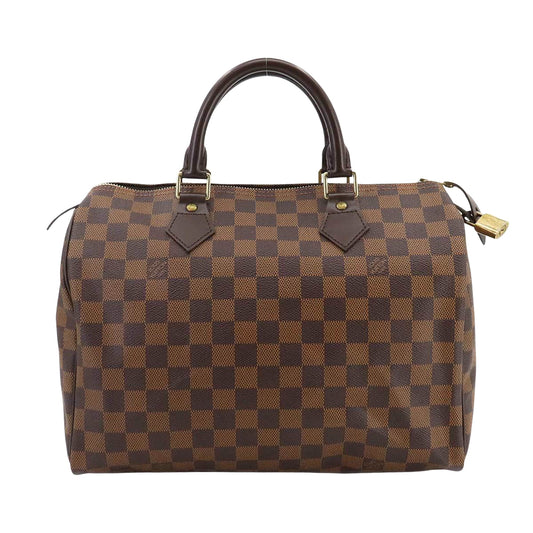 Louis Vuitton Speedy 30 Brown Canvas Hand Bag