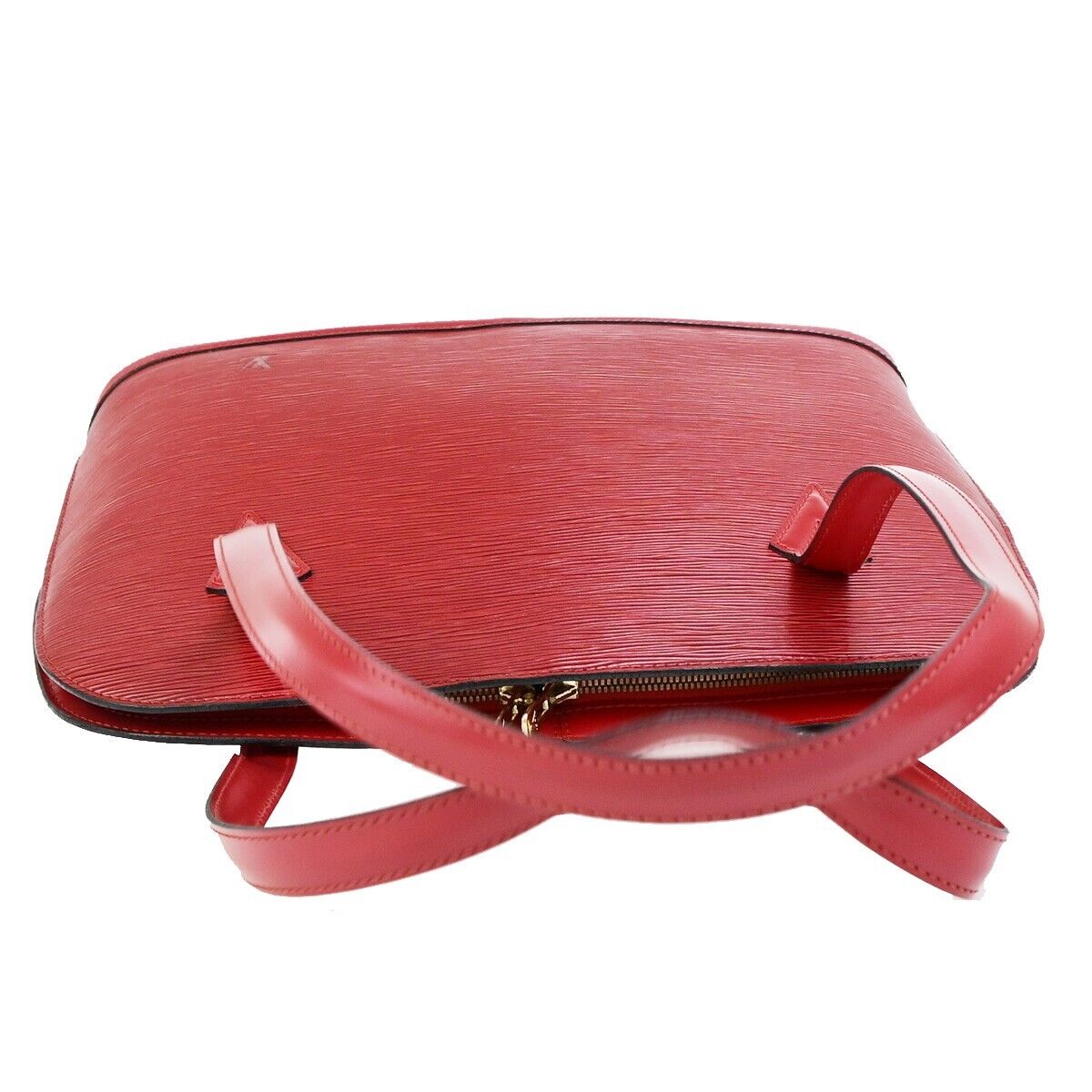 Louis Vuitton Lussac Red Leather Shoulder Bag