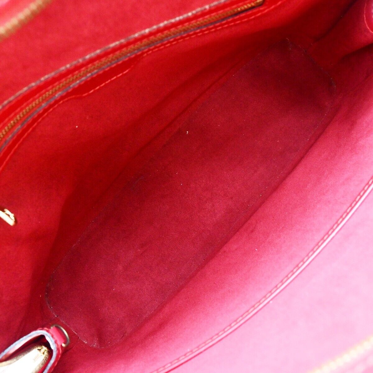 Louis Vuitton Lussac Red Leather Shoulder Bag