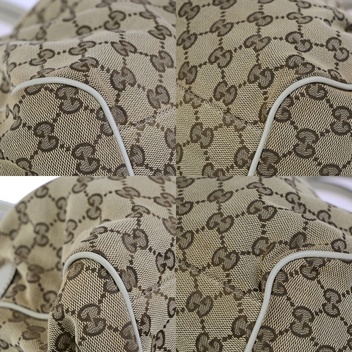 Gucci Sukey Brown Canvas Shoulder Bag